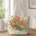 Wildflower Tulips and Daisies for Garden Lovers and Spring Birthday Gifts Quilted Tote Bag - 1