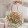 Wildflower Tulips and Daisies for Garden Lovers and Spring Birthday Gifts Quilted Tote Bag - 5