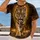 Golden Tiger Portrait for Bold Everyday Style, Casual Daily Wear and Wildlife Lovers All-over Print Unisex T-shirt - 2