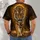 Golden Tiger Portrait for Bold Everyday Style, Casual Daily Wear and Wildlife Lovers All-over Print Unisex T-shirt - 4