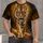 Golden Tiger Portrait for Bold Everyday Style, Casual Daily Wear and Wildlife Lovers All-over Print Unisex T-shirt - 1