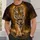 Golden Tiger Portrait for Bold Everyday Style, Casual Daily Wear and Wildlife Lovers All-over Print Unisex T-shirt - 6