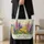 Colorful Wildflower Garden Blooms for Summer Days and Mother’s Day Gift for Mom Quilted Tote Bag - 4