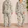 Bumblebees And Golden Wildflowers For Cozy Autumn Evenings And Home Relaxation Satin Pajamas Set - 2