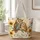 Owl Pair and Sunflowers for Nature Lovers, Summer Cottagecore Gift for Her Quilted Tote Bag - 1