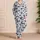 Navy Bow Motif for Cozy Holiday Lounging and Elegant Gift Giving Satin Pajamas Set - 4