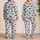 Navy Bow Motif for Cozy Holiday Lounging and Elegant Gift Giving Satin Pajamas Set - 2