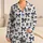 Navy Bow Motif for Cozy Holiday Lounging and Elegant Gift Giving Satin Pajamas Set - 1