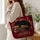 Black Cat on Autumn Books for Cozy Fall Reading and Cottagecore Seasonal Gifts for Her Quilted Tote Bag - 3