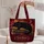 Black Cat on Autumn Books for Cozy Fall Reading and Cottagecore Seasonal Gifts for Her Quilted Tote Bag - 5