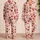 Teddy Bears With Rose Hearts And Ribbon Bows For Romantic Valentine’s Day Gifting Satin Pajamas Set - 2
