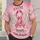 Pink Breast Cancer Awareness Ribbon with Faith Hope Courage for Supportive Everyday Wear All-over Print Unisex T-shirt - 6