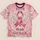 Pink Breast Cancer Awareness Ribbon with Faith Hope Courage for Supportive Everyday Wear All-over Print Unisex T-shirt - 5