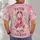 Pink Breast Cancer Awareness Ribbon with Faith Hope Courage for Supportive Everyday Wear All-over Print Unisex T-shirt - 4