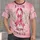 Pink Breast Cancer Awareness Ribbon with Faith Hope Courage for Supportive Everyday Wear All-over Print Unisex T-shirt - 1