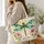 Colorful Dragonfly and Wildflowers for Garden Days, Nature Lovers and Her Gift Quilted Tote Bag - 3