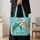 Sea Turtle Ocean Scene for Beach Holidays and Summer Gifts for Women Nature Lovers Quilted Tote Bag - 4