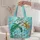 Sea Turtle Ocean Scene for Beach Holidays and Summer Gifts for Women Nature Lovers Quilted Tote Bag - 5