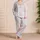 Pastel Bow And Ribbon Motifs For Romantic Valentine's Day Gifting And Spring Lounging Satin Pajamas Set - 4