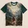 Narrow Path Valley and Radiant Cross for Faith Walks and Christian Devotion All-over Print Unisex T-shirt - 5