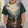 Narrow Path Valley and Radiant Cross for Faith Walks and Christian Devotion All-over Print Unisex T-shirt - 6