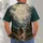 Narrow Path Valley and Radiant Cross for Faith Walks and Christian Devotion All-over Print Unisex T-shirt - 4