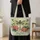Golden Dragonfly and Jewel-Tone Blooms for Garden Days and Nature Lover Gifts Quilted Tote Bag - 4