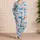 Blue Whale And Seaside Friends For Relaxed Coastal Evenings And Ocean Lovers Satin Pajamas Set - 4