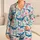 Blue Whale And Seaside Friends For Relaxed Coastal Evenings And Ocean Lovers Satin Pajamas Set - 1