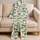Three-Color Watercolor Bows for Elegant Lounging and Thoughtful Gift Giving at Home Satin Pajamas Set - 5