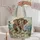 Ornate Elephant in Wildflower Hills for Nature Lovers, Travel Days, and Gift Giving Quilted Tote Bag - 5