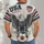 Bald Eagle Soccer Ball Patriotic Look for Casual Match Days and Weekend Wear All-over Print Unisex T-shirt - 4