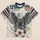 Bald Eagle Soccer Ball Patriotic Look for Casual Match Days and Weekend Wear All-over Print Unisex T-shirt - 5