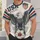 Bald Eagle Soccer Ball Patriotic Look for Casual Match Days and Weekend Wear All-over Print Unisex T-shirt - 6