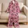 Cherry Bow Lightning Stars and Leopard Hearts for Playful Cozy Nights Satin Pajamas Set - 5