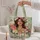 Botanical Goddess Portrait for Witchy Spring Style and Nature-Loving Women Gift Quilted Tote Bag - 5