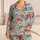 Colorful Summer Flowers for Sunny Beach Vacations and Relaxed Getaways Satin Pajamas Set - 1