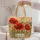 Scarlet Poppy Sunset Meadow for Botanical Garden Celebrations and Nature Lovers Quilted Tote Bag - 5