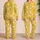 Cheerful White Duck And Daisy Motifs For Cozy Everyday Lounging And Family Downtime Satin Pajamas Set - 2