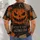 Patchwork Pumpkin Halloween Nightfall for Spooky Autumn Festival Celebrations All-over Print Unisex T-shirt - 4