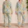Safari Animals and Rainbow Skies for Cozy Nursery Nights and Young Animal Lovers Satin Pajamas Set - 2