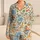 Safari Animals and Rainbow Skies for Cozy Nursery Nights and Young Animal Lovers Satin Pajamas Set - 1