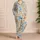 Safari Animals and Rainbow Skies for Cozy Nursery Nights and Young Animal Lovers Satin Pajamas Set - 4