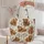 Highland Cow Christmas Holiday Gift for Cow Lovers and Cozy Farmhouse Style Fans Quilted Tote Bag - 5