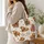 Highland Cow Christmas Holiday Gift for Cow Lovers and Cozy Farmhouse Style Fans Quilted Tote Bag - 3