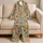 Pancakes, Waffles And Berries For Cozy Weekend Mornings And Sweet Family Brunches Satin Pajamas Set - 5