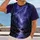 Purple Cosmic Forest Nightscape for Stargazing, Camping, and Quiet Outdoor Escapes All-over Print Unisex T-shirt - 2