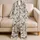 Flying Geese And Heritage Plaid For Cozy Countryside Lounging Satin Pajamas Set - 5