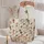 Vintage Toy Soldier and Storybook Doll Holiday Motifs for Festive Christmas Gifting Quilted Tote Bag - 5