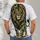 Full Body Camouflage Lion Outdoor Adventure Gift for Rugged Wildlife Lovers and Men All-over Print Unisex T-shirt - 4